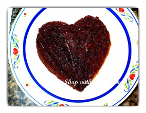 brownie heart cakes