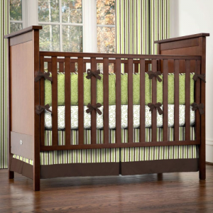Carousel designs sage and brown circles and stripes