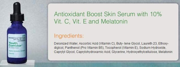 Youth Corridor Antioxidant Boost Skin Serum