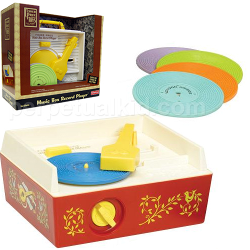 classic music record player fisher price