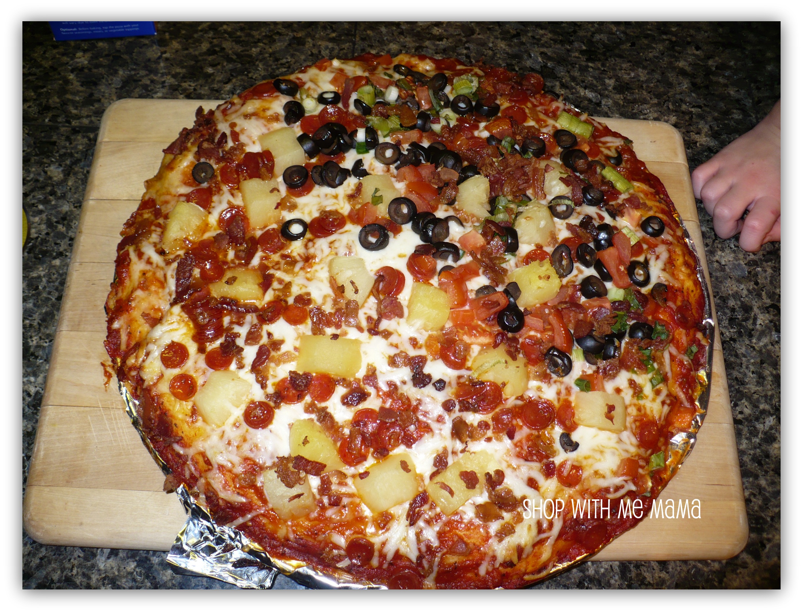 Homemade Pizza With Auntie Anne's At-Home Baking Kit