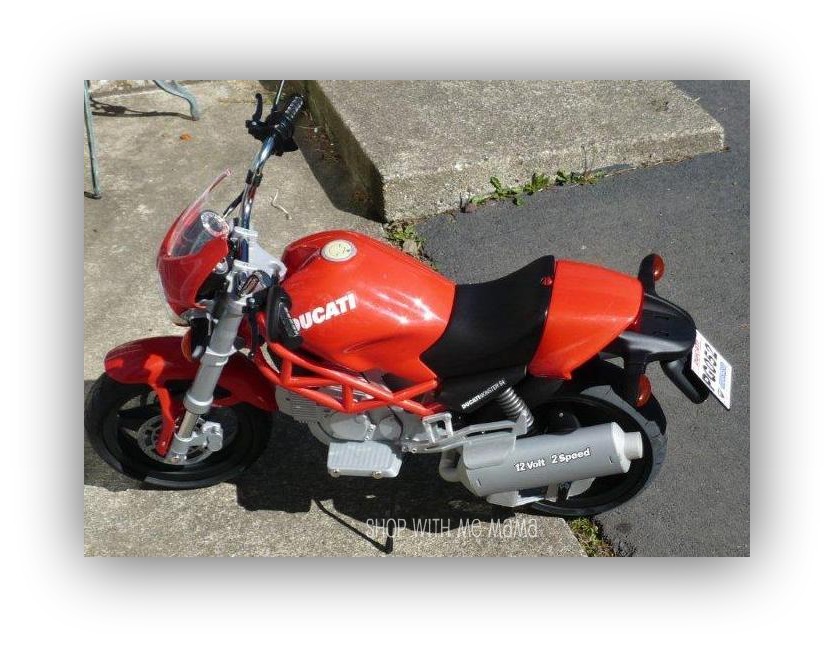 Peg Perego Ducati Monster Child's Motorcycle