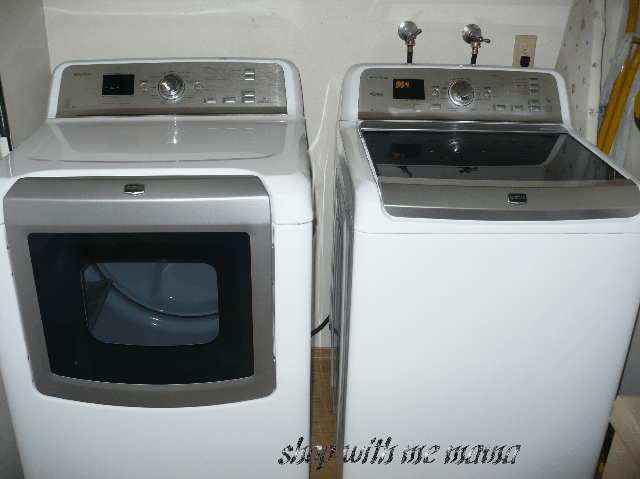 Maytag Bravos XL High-Efficiency Top-Load Washer And Dryer