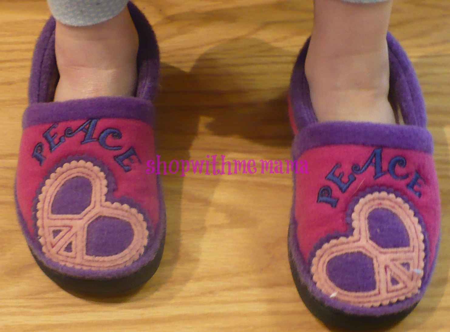 Acorn slippers for kids