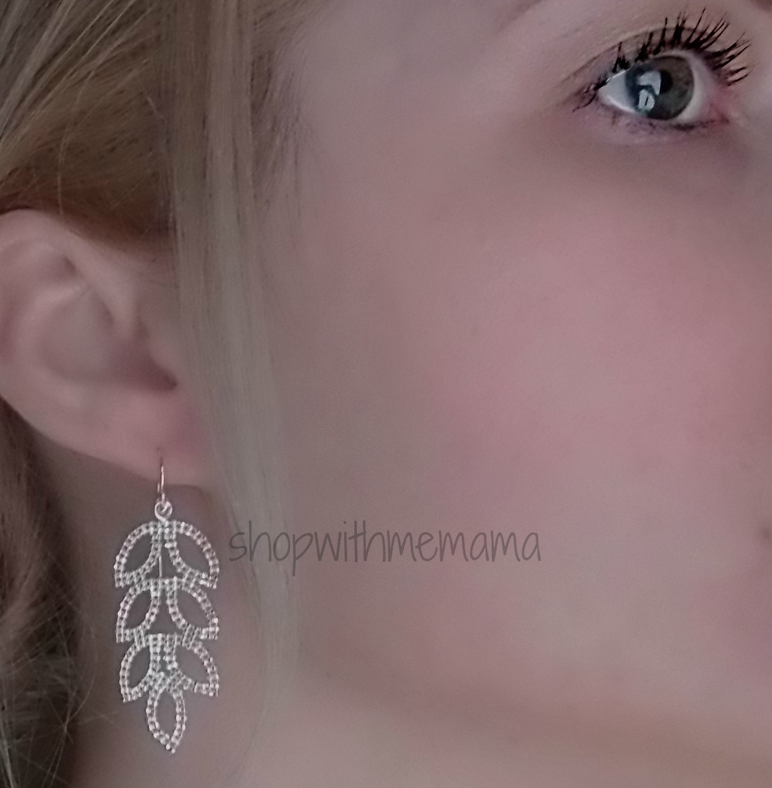 Blue Nile Leaf Chandelier Earrings For Mother's Day