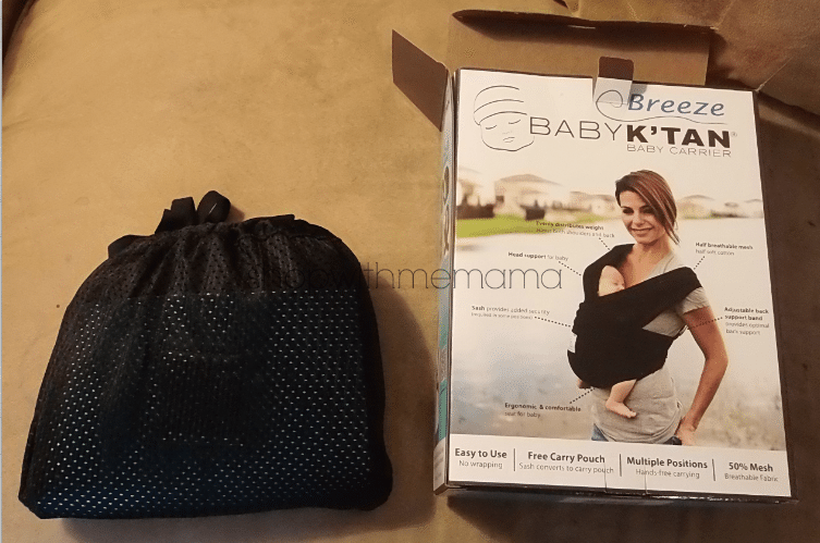 Black Breeze Baby K'tan Baby Carrier Review