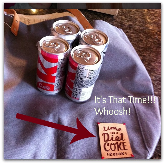 What time do you break for a Diet Coke