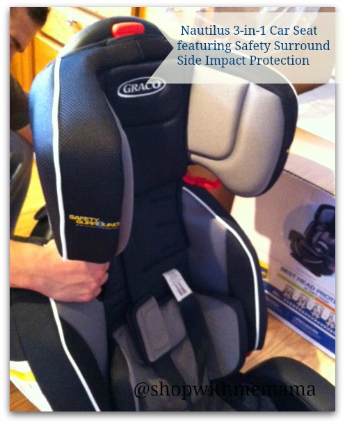  Nautilus 3-in-1 Car Seat featuring Safety Surround Side Impact Protection
