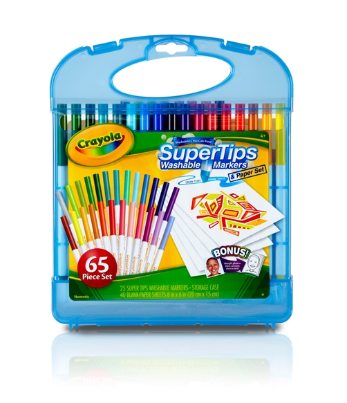 crayola supertips washable markers kit