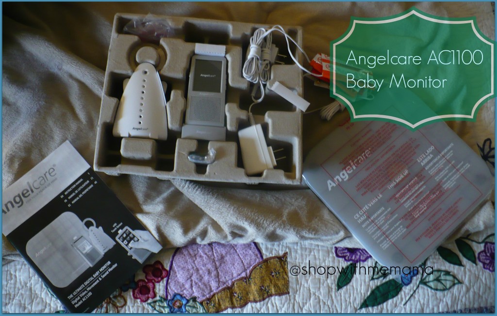 Angelcare Baby Monitor box contents