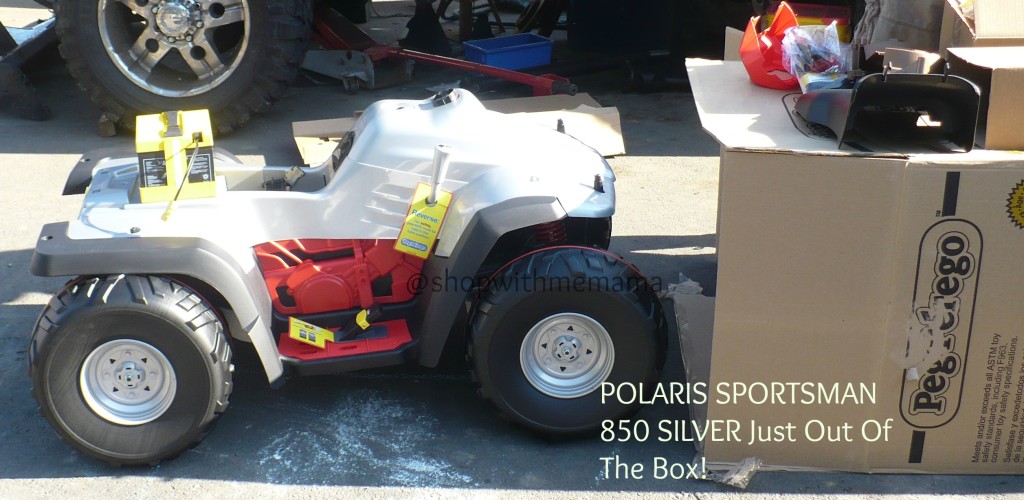 Peg Perego Polaris Sportsman 850 Silver ATV