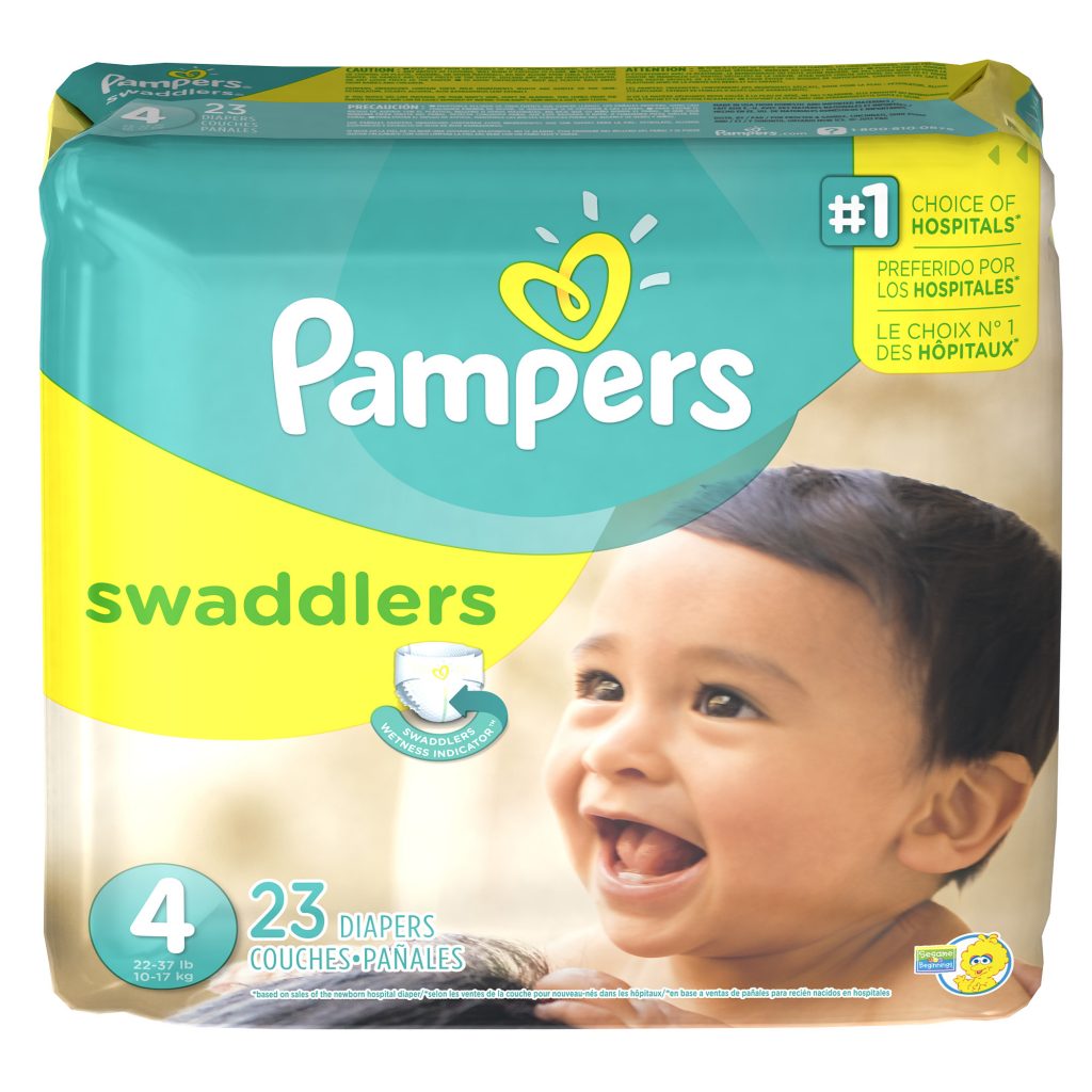 Pampers Swaddlers Packaging