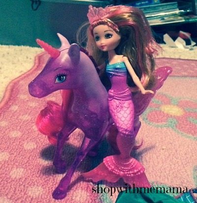 mermaid barbie and pony