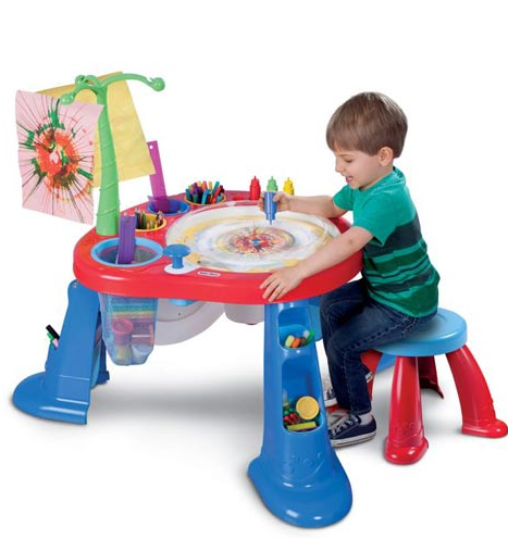 little tikes art desk activity table