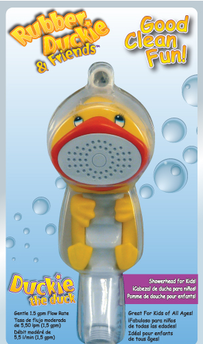 Rubber Duckie & Friends showerheads