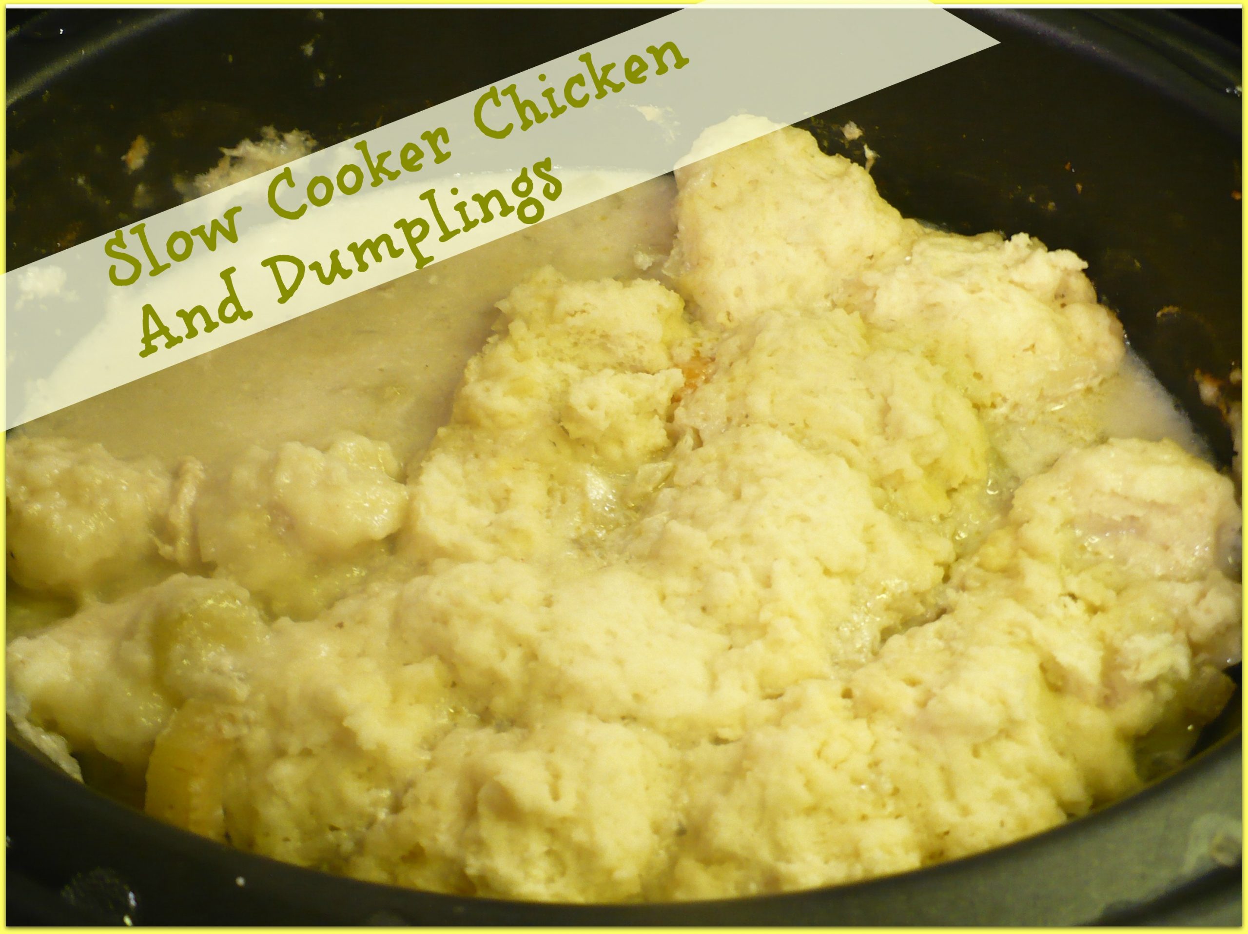Slow Cooker Chicken And Dumplings