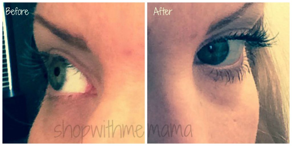 before and after pictures using benefits they're real! mascara