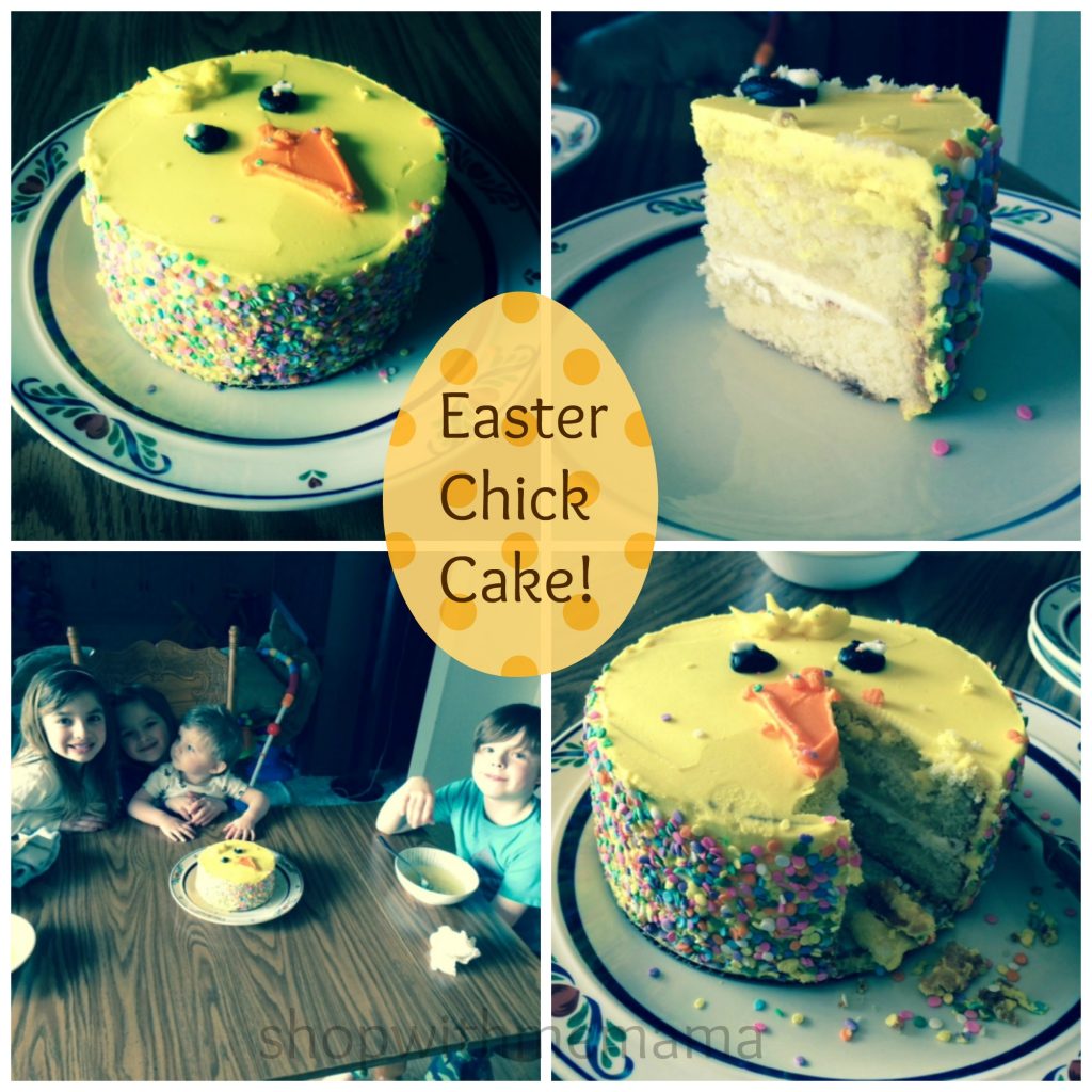 Easter Chick Cake