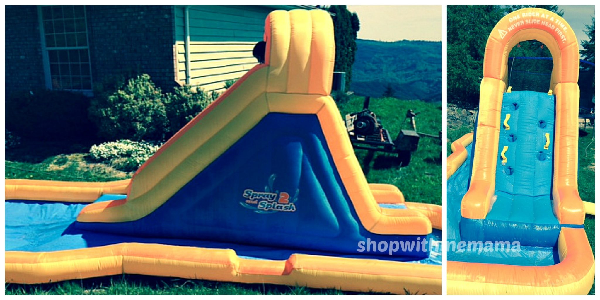 Blast Zone Spray-n-Splash 2 Inflatable Water Park 