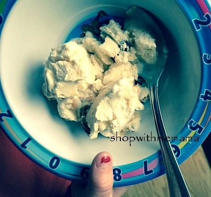 homemade ice cream