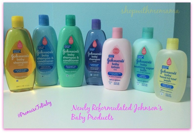 Johnson's Baby reformulated products