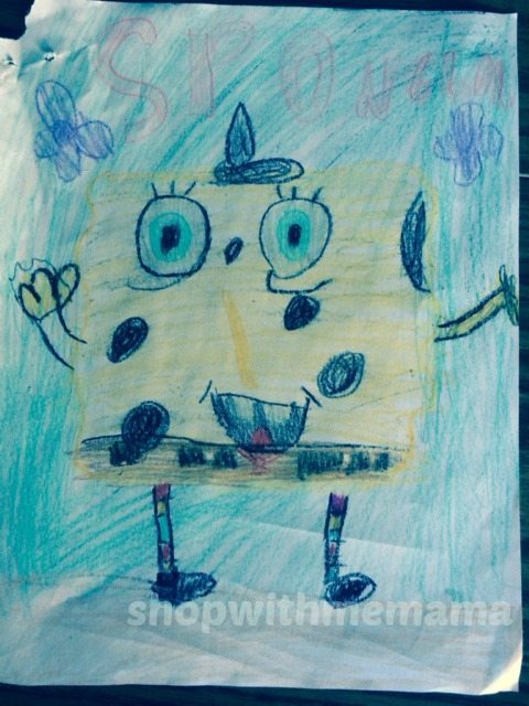 spongebob drawing