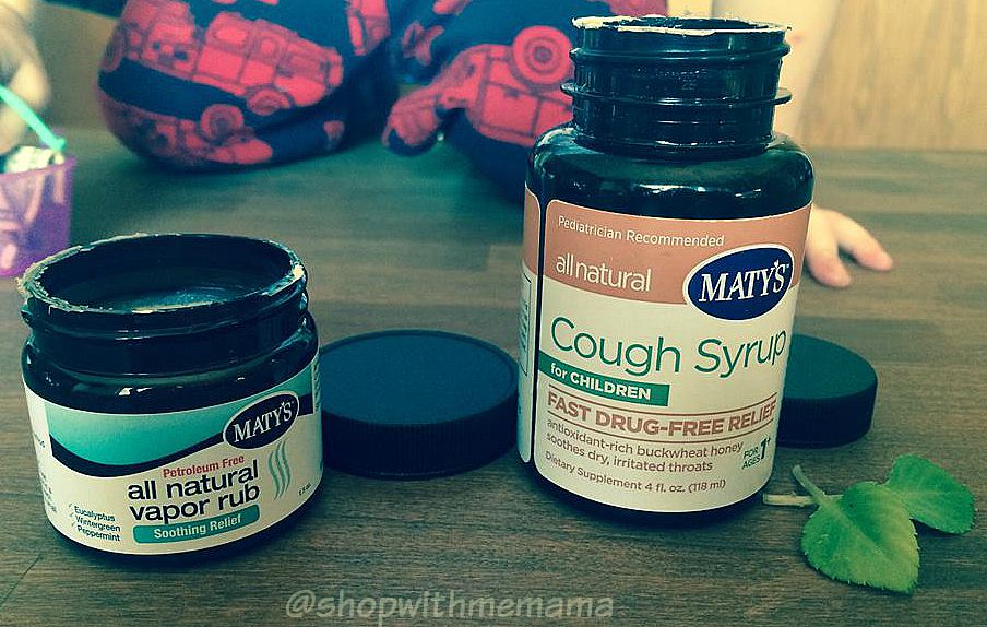 Maty’s All Natural Cough Syrup for Children and Vapor Rub