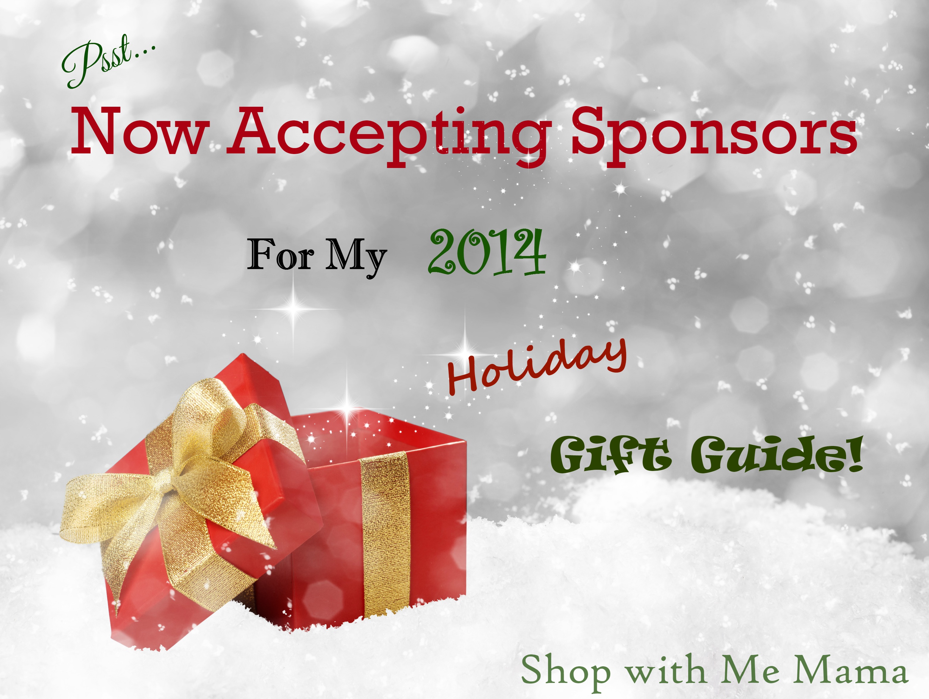 Now Accepting Sponsors for my Holiday Gift Guide