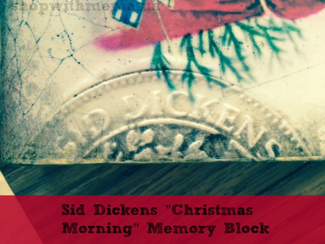 Sid Dickens Christmas Morning Memory Block