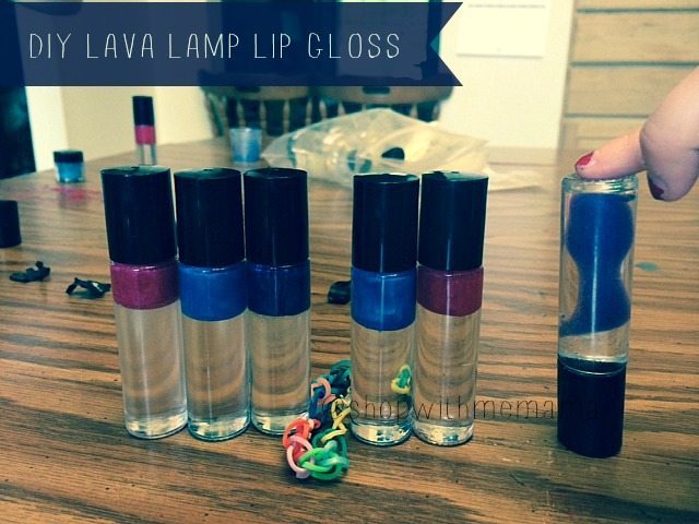 DIY lava lamp glosses