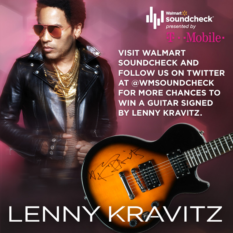 Sweepstakes to Win a Lenny Kravitz Guitar!!!