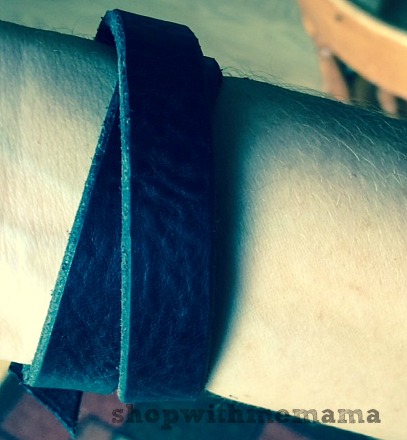Sterling ID Leather Wrap Bracelet