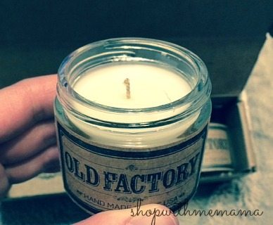 Old Factory Candles gift set