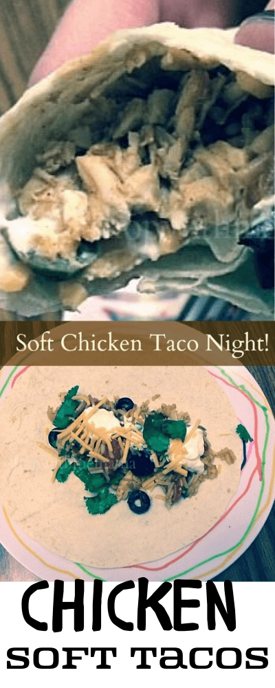 chicken soft tacos