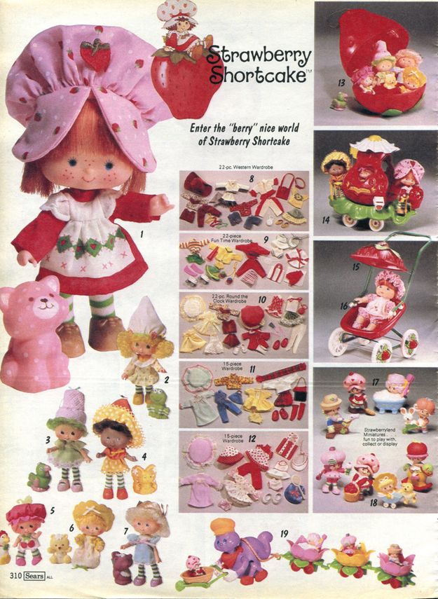 strawberry shortcake and friends dolls vintage