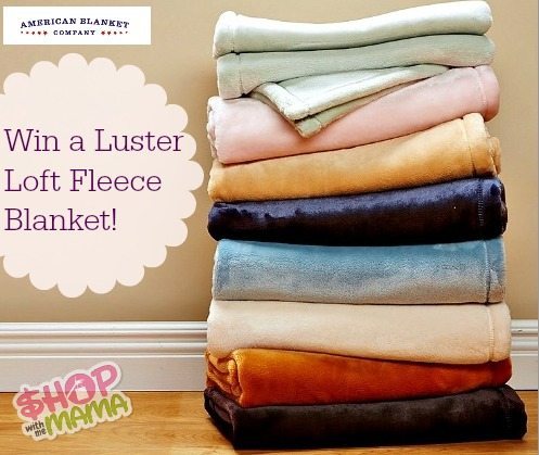 win a Luster Loft Fleece Blanket 