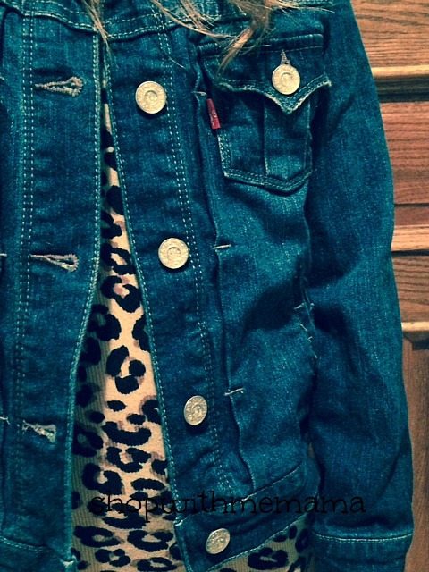 Kids Levi's Jean Jacket with Sparkle Buttons