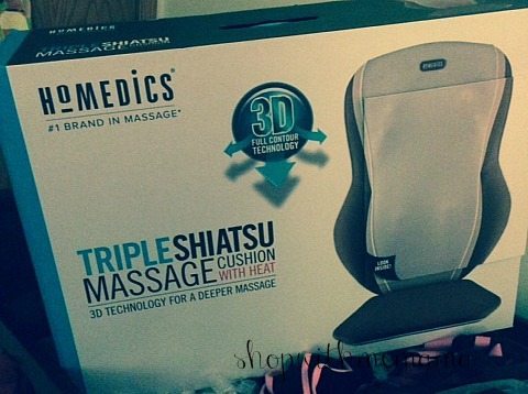 Triple Shiatsu Massage Cushion with Heat