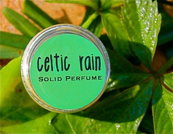 Celtic Rain Solid Perfume handmade
