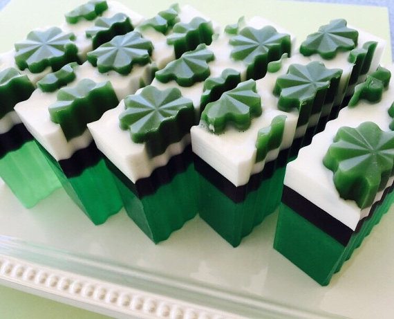 St. Patrick's Day Homemade Soaps