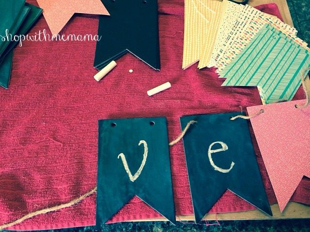 Personalized Chalkboard Banner Kit