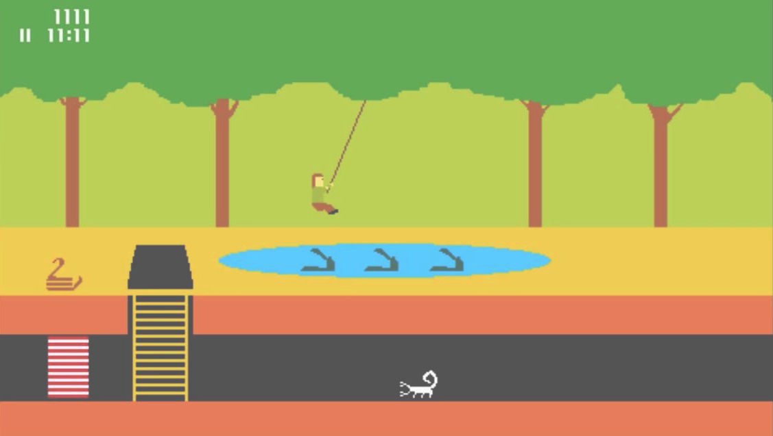 Pitfall the vintage Atari Game