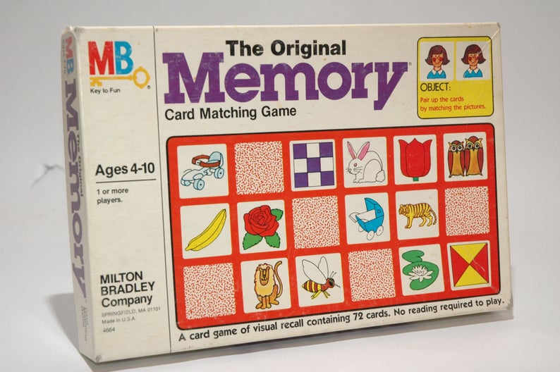 vintage memory game