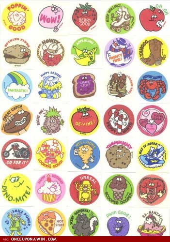 vintage scratch n sniff stickers