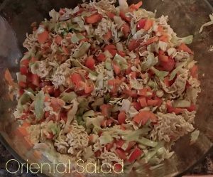 Oriental Salad With Ramen Noodles