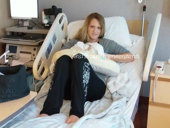 nursing baby in hospital