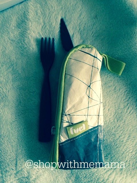 Fuel 2 piece cutlery set with carry pouch