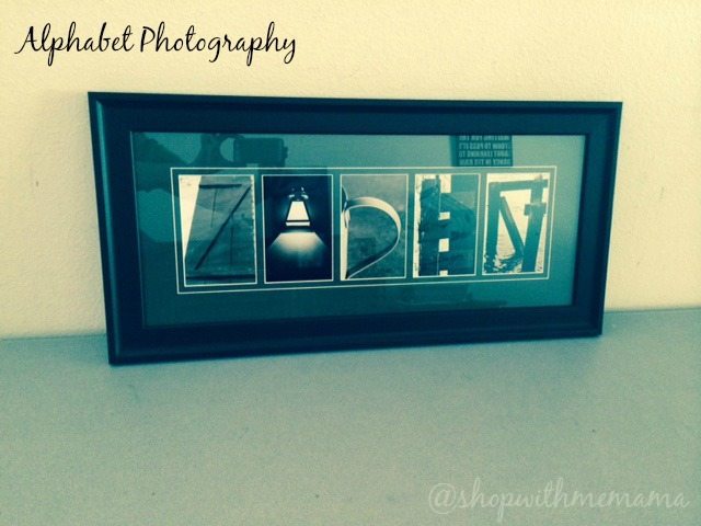 Alphabet Photography personalized picture