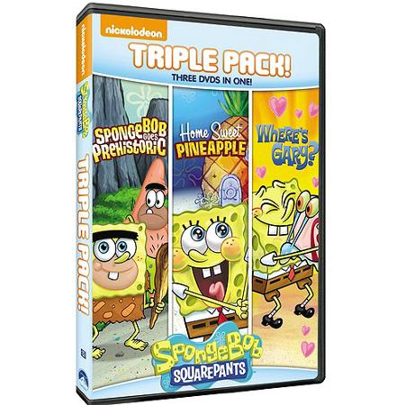 SpongeBob SquarePants Triple Feature: SpongeBob Goes Prehistoric, Home Sweet Pineapple, Where’s Gary?