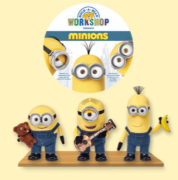 Minions at build a bear workshop